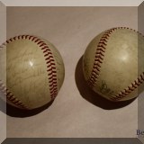 C05. Autographed baseballs. 